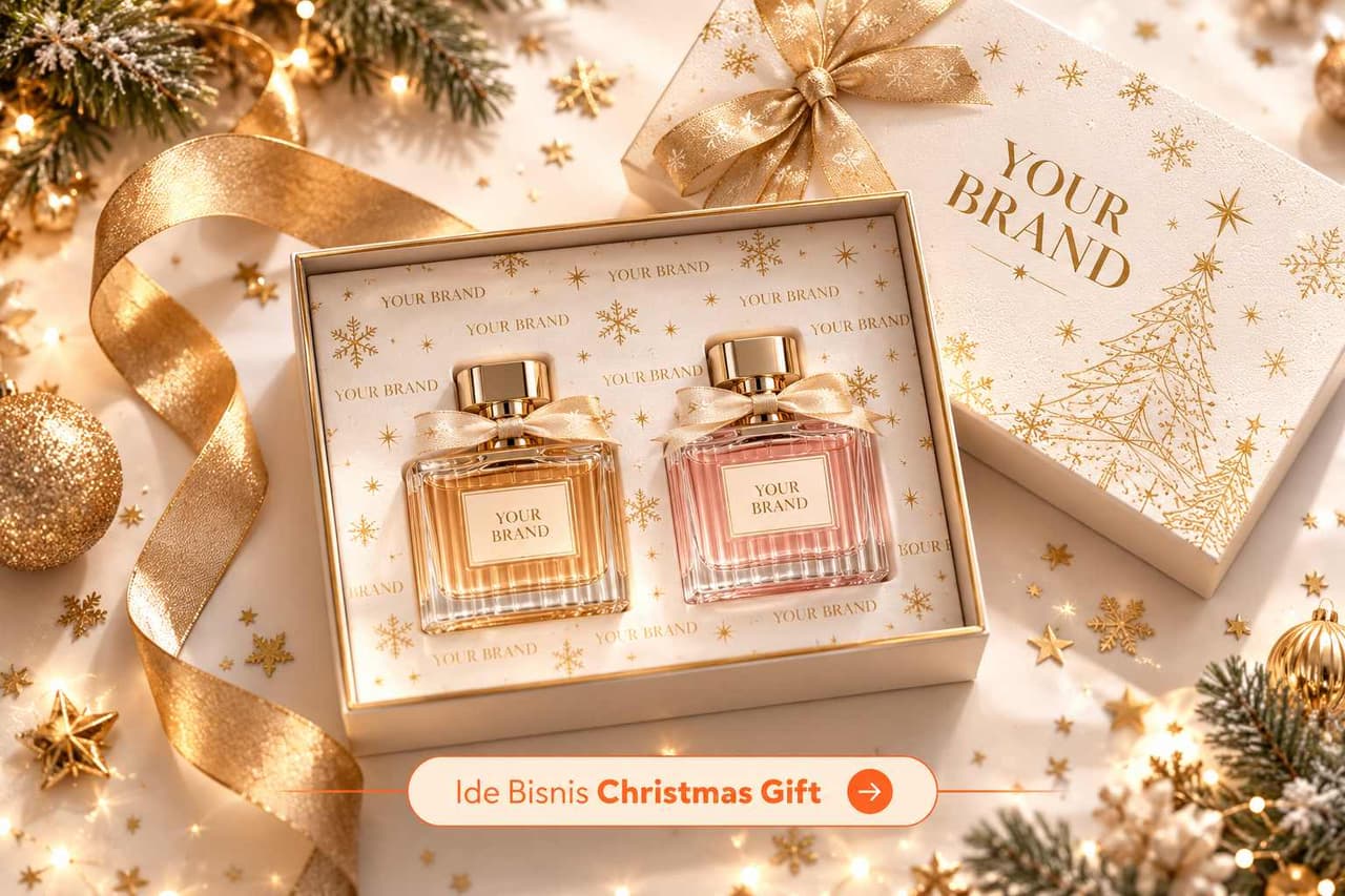 Gift set parfum edisi Natal dan Tahun Baru