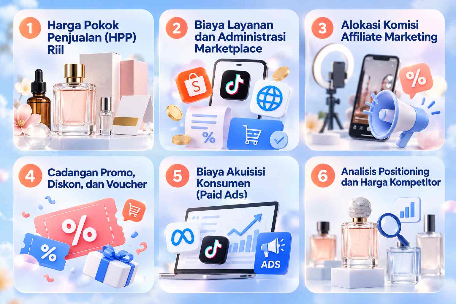 Komponen Penentu HPP Brand Parfum