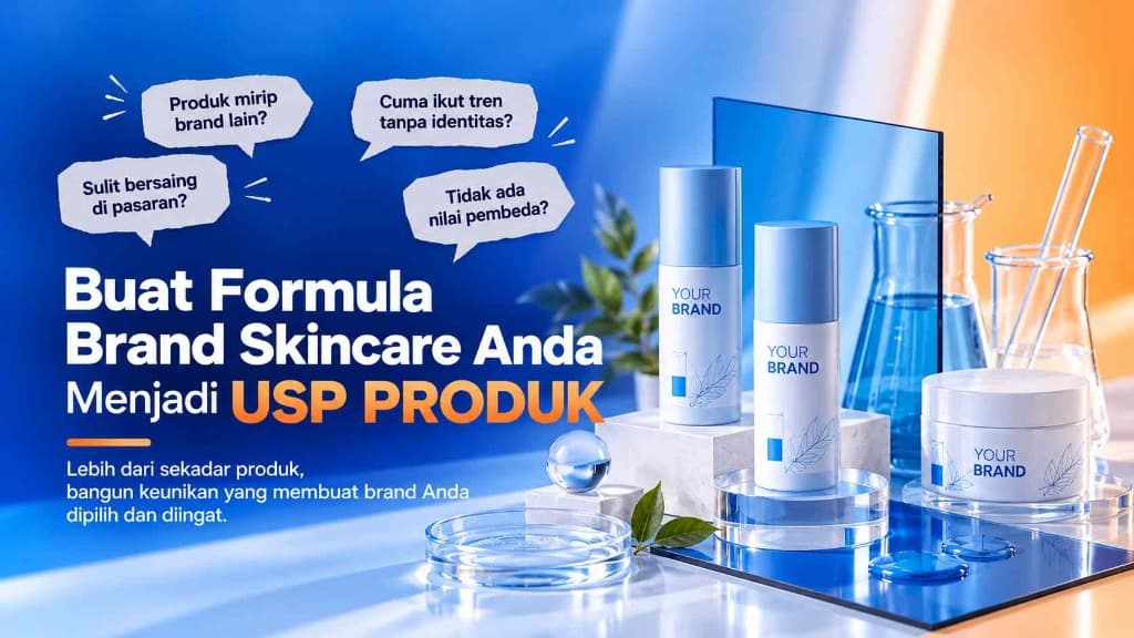 Buat Formula Brand Skincare Anda Menjadi USP Produk - Dreamlab