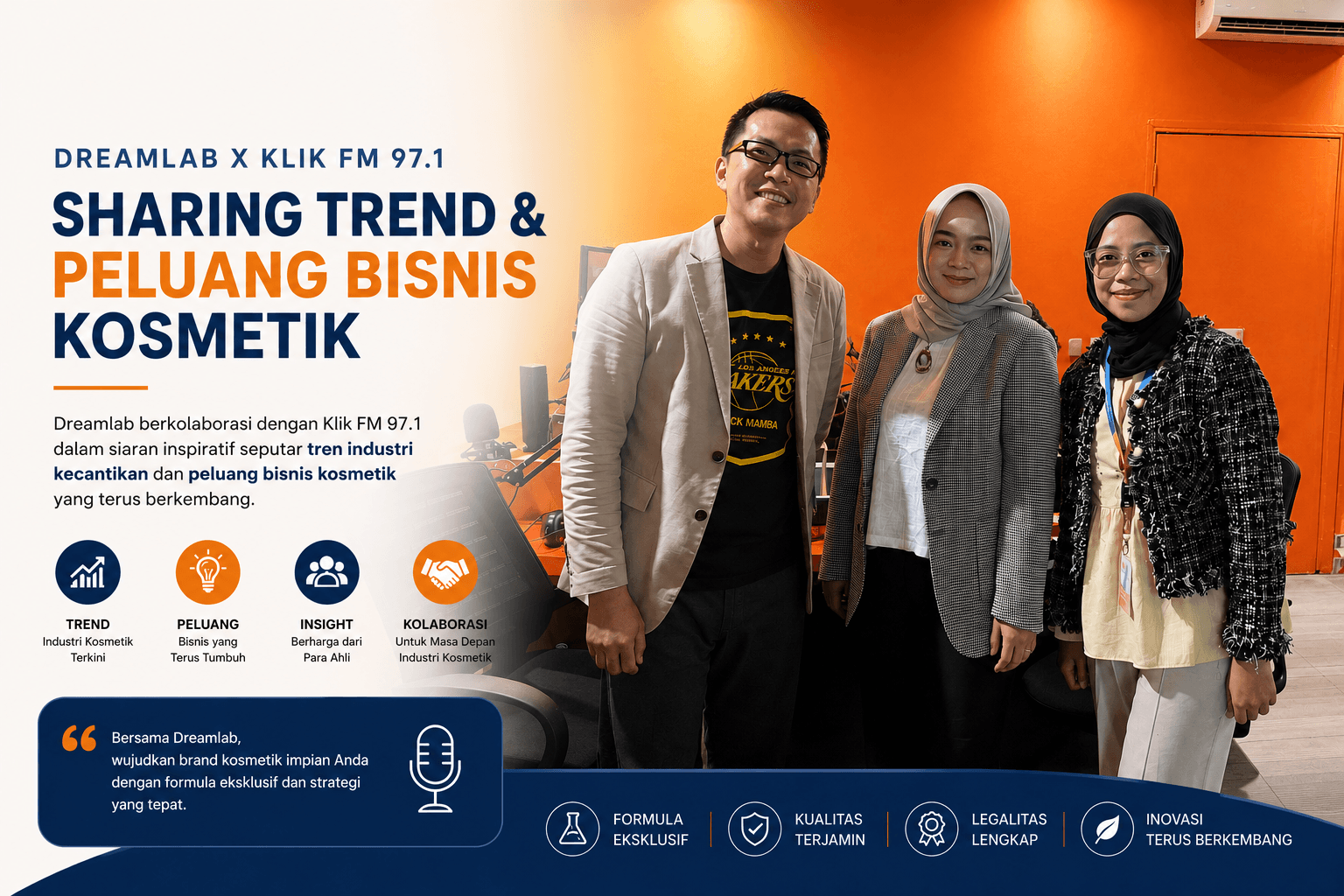 Dreamlab di KLi FM: Bongkar Strategi Pendampingan Klien - Dreamlab Indonesia Dreamlab di KLi FM: Bongkar Strategi Pendampingan Klien