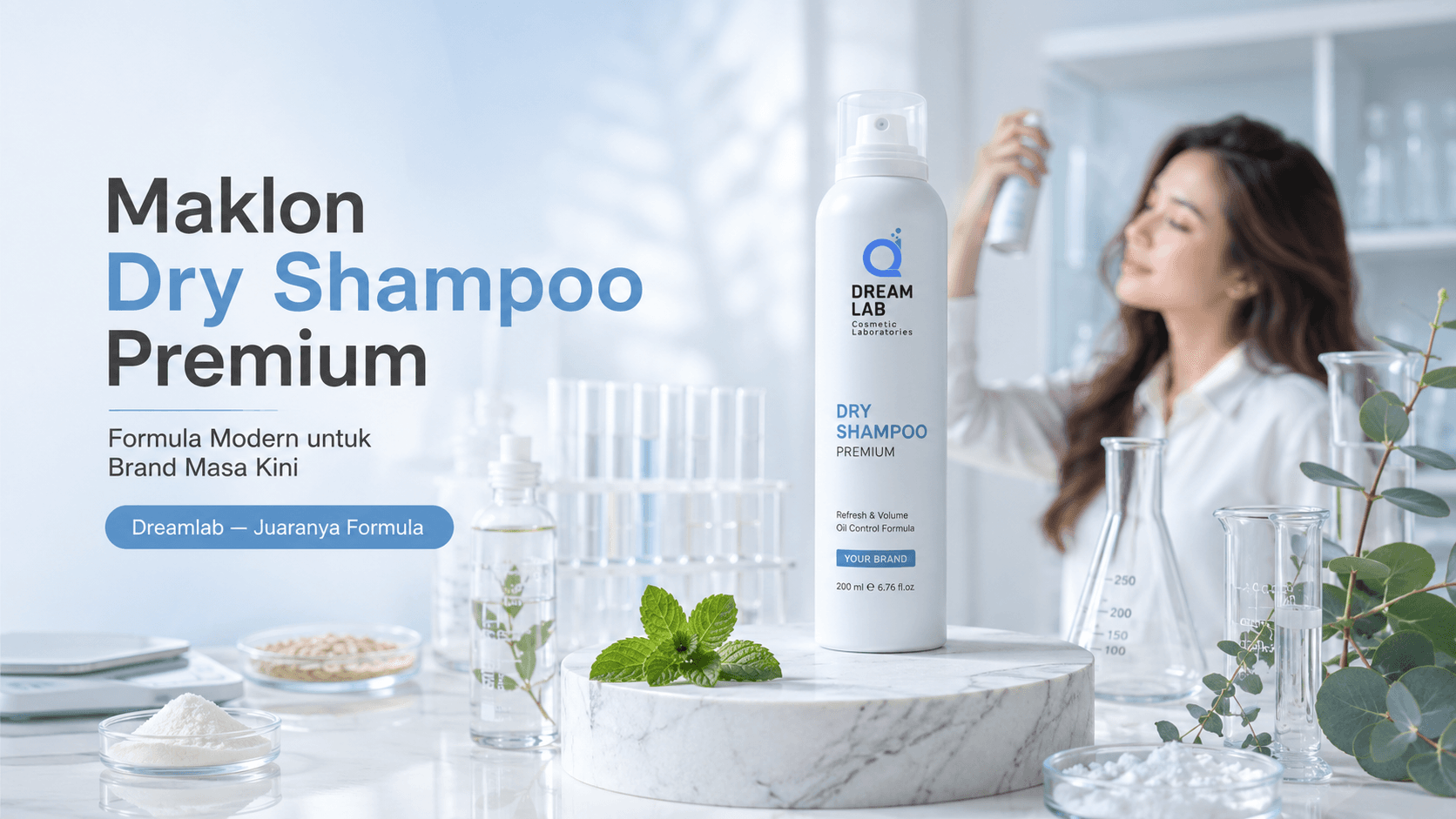 Maklon Dry Shampoo Bisnis Haircare yang Siap Meledak