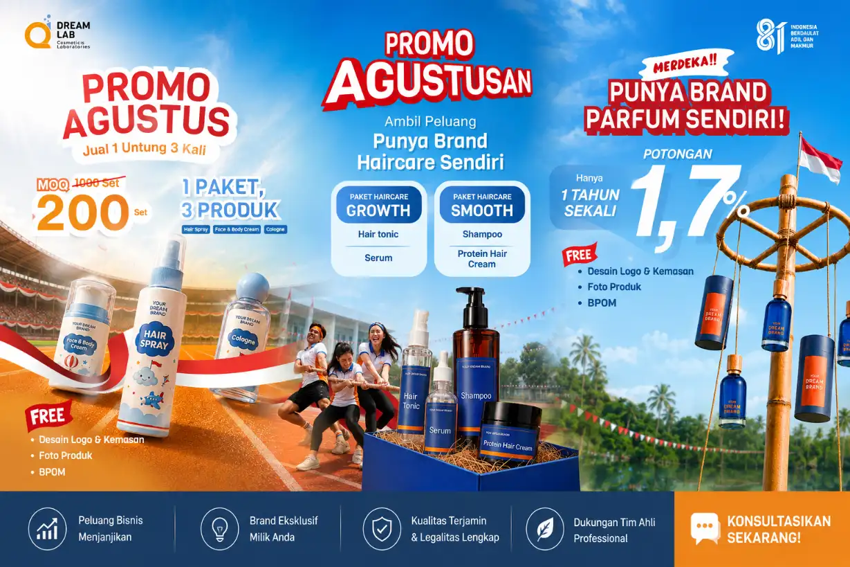 Promo Spesial Kemerdekaan Agustus 2026: Diskon MOQ Mulai Brand Kosmetik