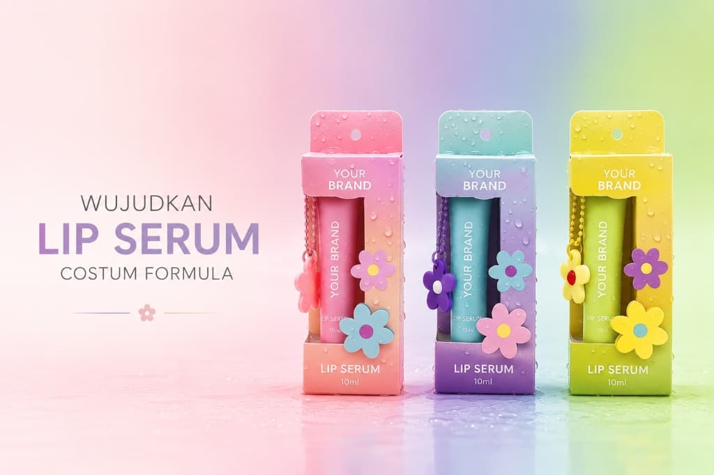 Jasa Maklon Lip Serum BPOM: Riset Formula Adaptif pH & Tren Hybrid Lip Care - Dreamlab Indonesia Jasa Maklon Lip Serum BPOM: Riset Formula Adaptif pH & Tren Hybrid Lip Care