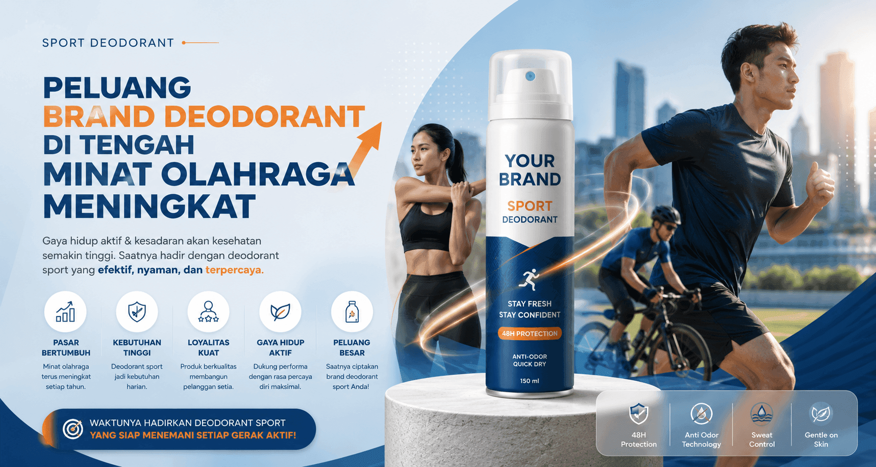 Peluang Bisnis Deodorant: Manfaatkan Tren Gaya Hidup Aktif Indonesia
