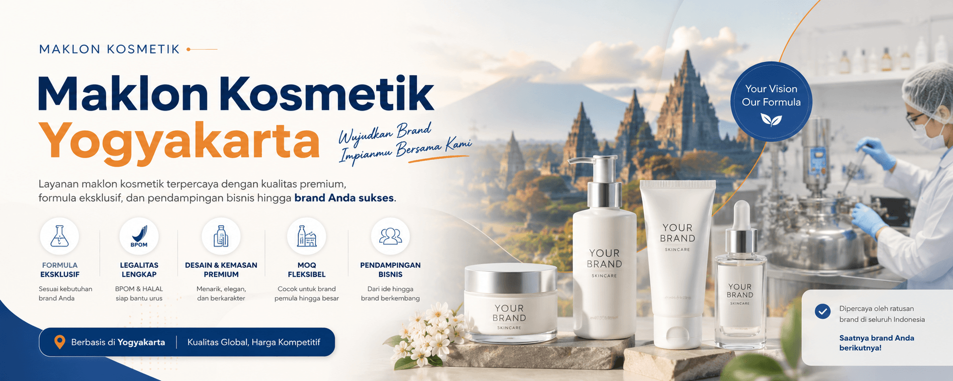 Rekomendasi Maklon Kosmetik Yogyakarta: Support UMKM Lokal