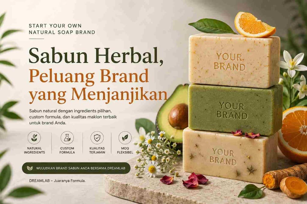 Peluang Membuat Brand Sabun Natural dengan Custom Formula - Dreamlab Indonesia Peluang Membuat Brand Sabun Natural dengan Custom Formula