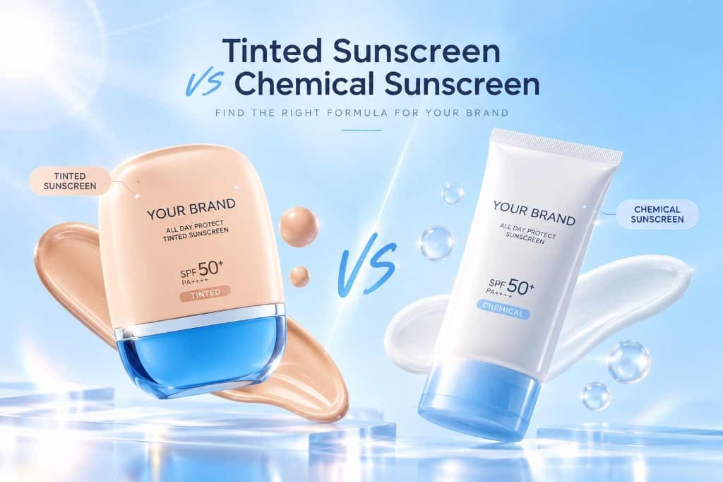 Tinted Sunscreen vs Chemical Sunscreen: Kenali Produk dan Peluang Market Sebelum Membuat Brand - Dreamlab Indonesia Tinted Sunscreen vs Chemical Sunscreen: Kenali Produk dan Peluang Market Sebelum Membuat Brand