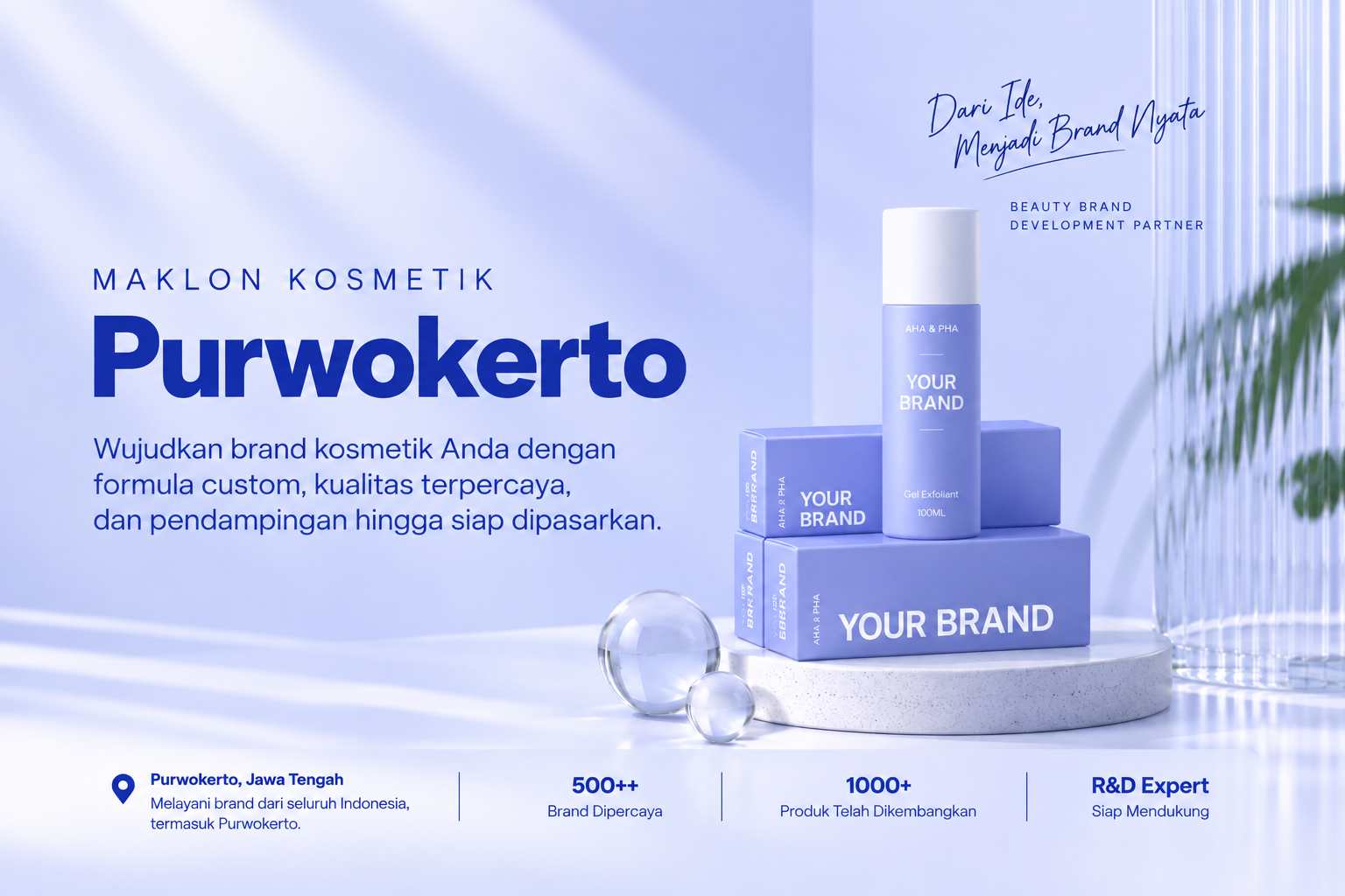 Peluang Brand Skincare di Purwokerto Bersama Partner Terpercaya Dreamlab