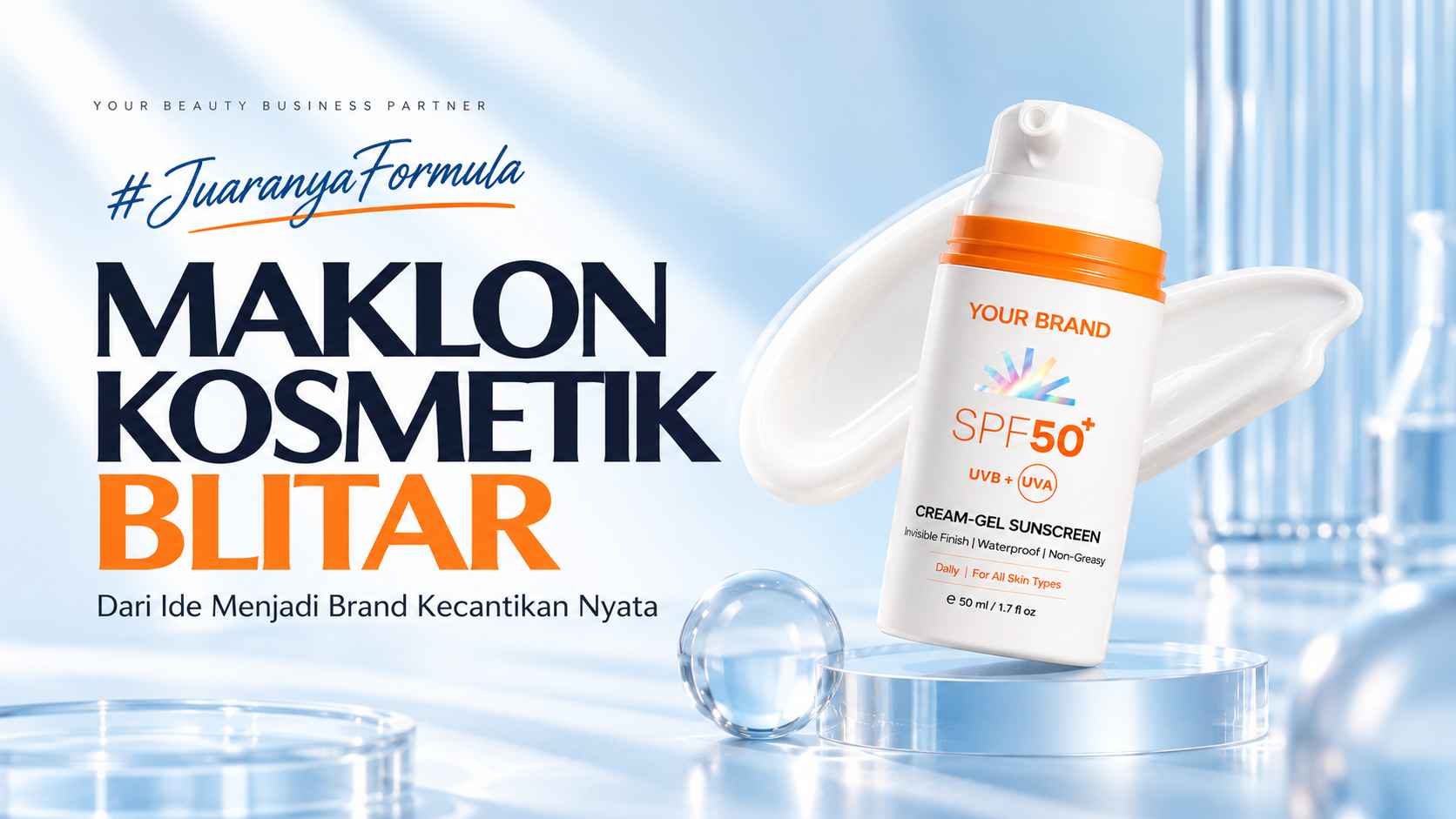 Jasa Maklon Kosmetik Blitar: Partner Brand & Free Digital Marketing