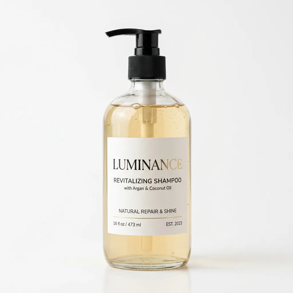 Hair Growth Shampoo Mockup