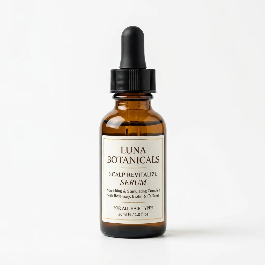 Scalp Treatment Serum Mockup