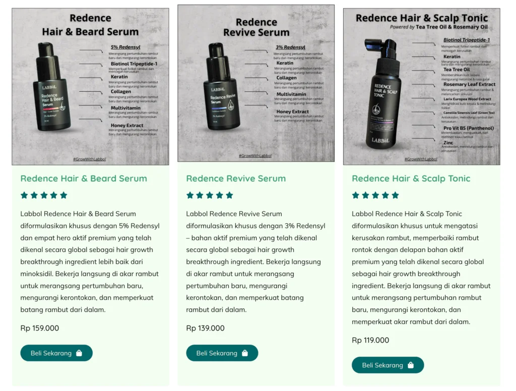client dreamlab sukses di perawatan grooming pria