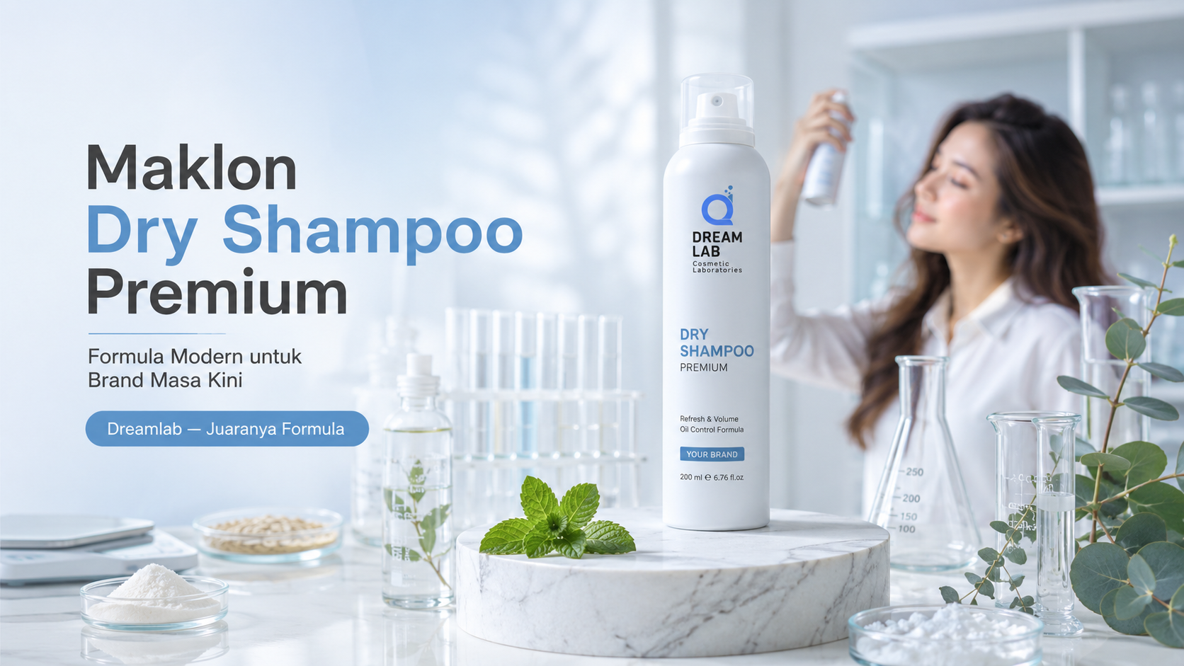Maklon Dry Shampoo Bisnis Haircare yang Siap Meledak