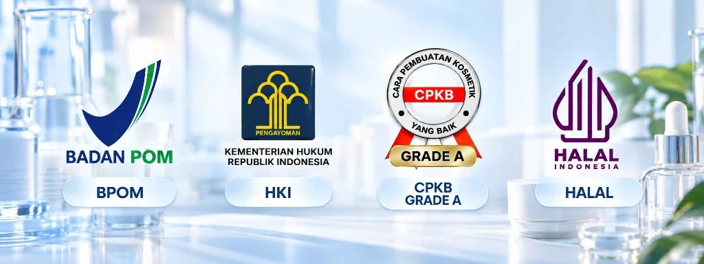 Legalitas Resmi BPOM, HKI, CPKB Grade A, dan Sertifikasi Halal di Dreamlab