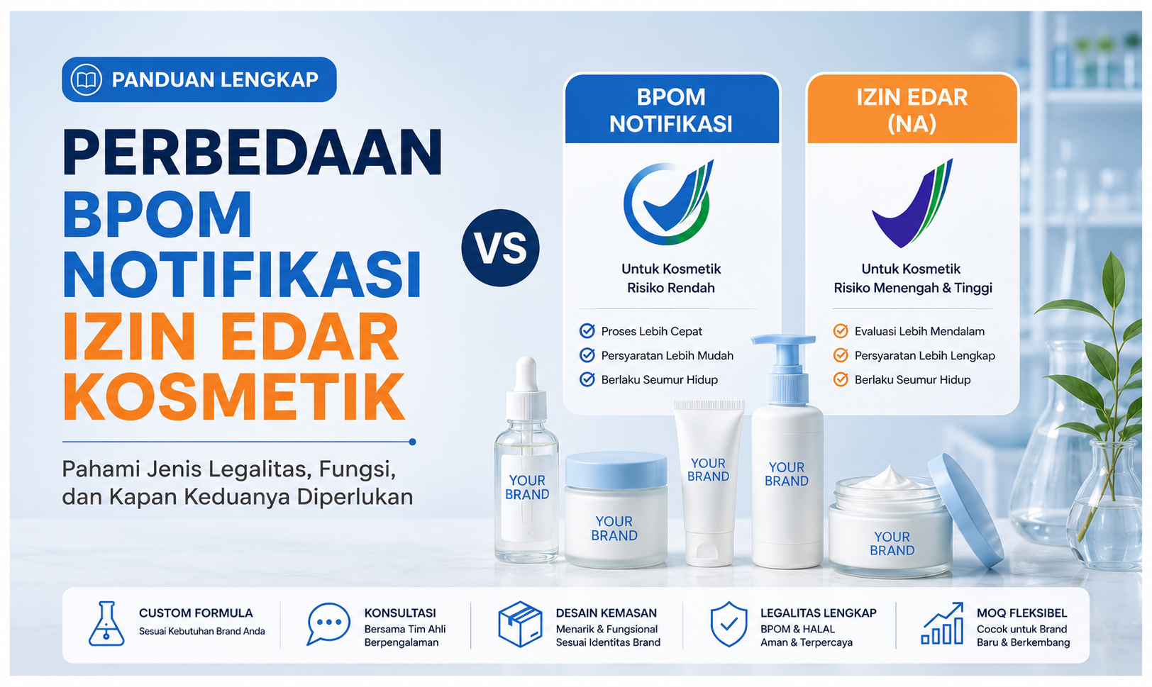 Perbedaan BPOM Notifikasi vs Izin Edar Kosmetik