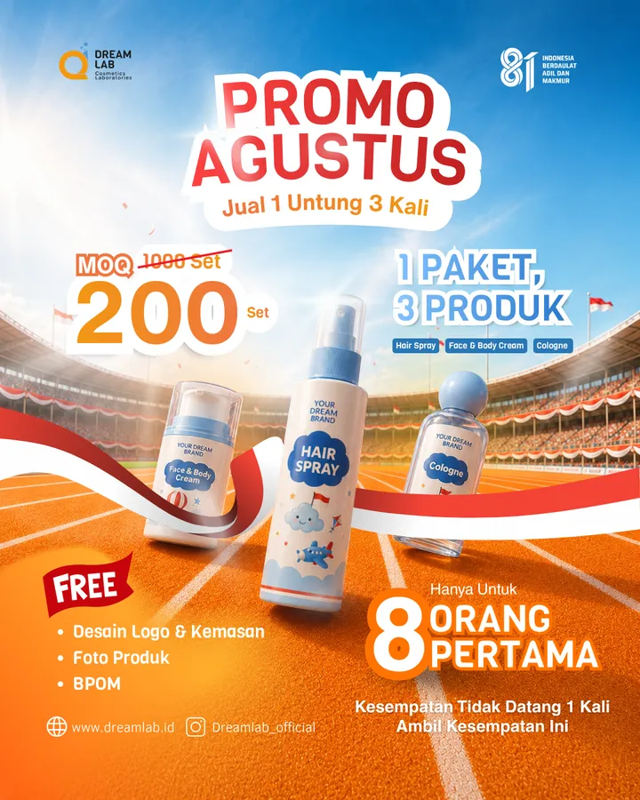 Promo Agustus Dreamlab - Paket Kidscare, MOQ 200 Set